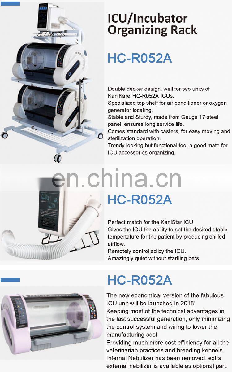 HC-R052A Veterinary ICU Intensive Care Pet incubator for small animals like dog cat etc