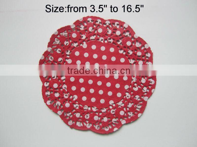 Round White Paper Doily,2012 Hot-Selling Lace Paper Doily