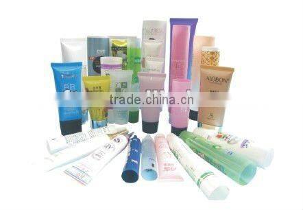 Special pp plastic soft tube/eye cream bottle with uv screw cap /cosmetic soft tube with roller unit