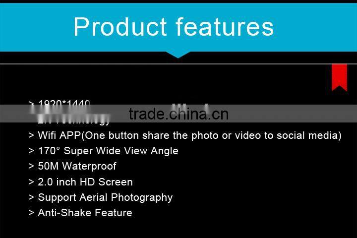 Hotsale Private Sport Camera 4K Wifi Action Camera Can Be Used Underwater 50M 1080P Sport DV