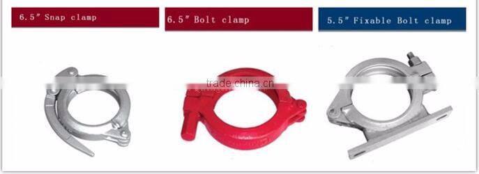 DN125 casted pipe coupling for boom