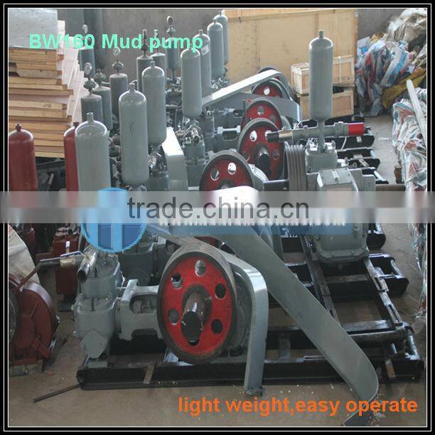 BW160mud pump for 200m depth water well project