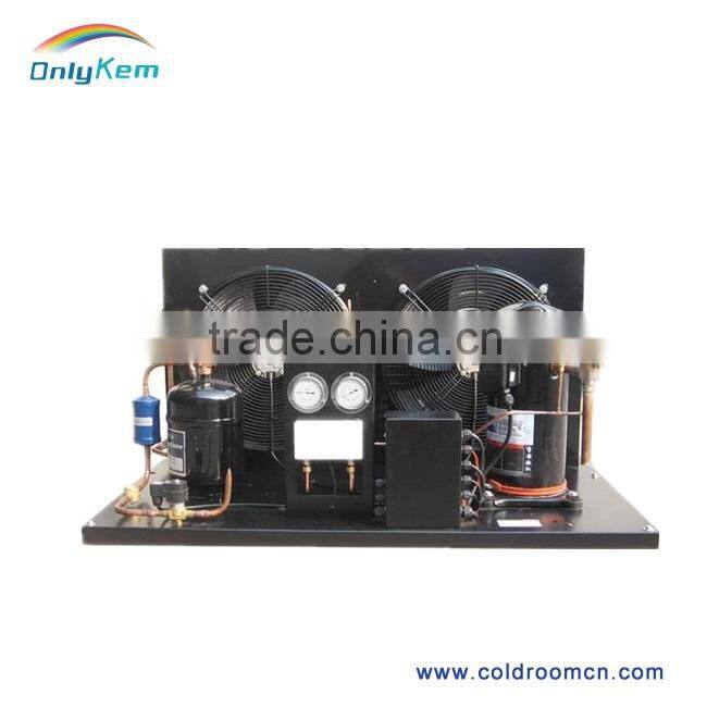 Refrigeration condensing unit with Copeland compressor