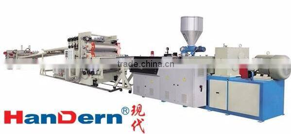 PVC/PP/PE/PS Extrusion Sheet Production Line