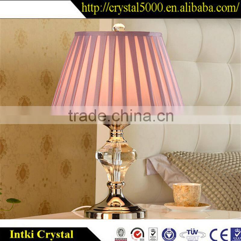 Lovely creative chinese crystal led table lamp
