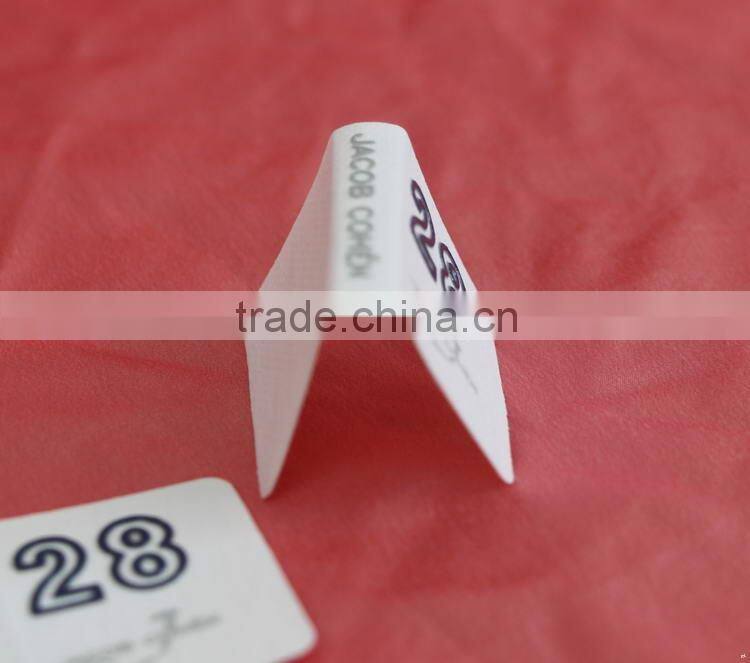 China manufacture high-ranking clothing paper hang tag with eyelet