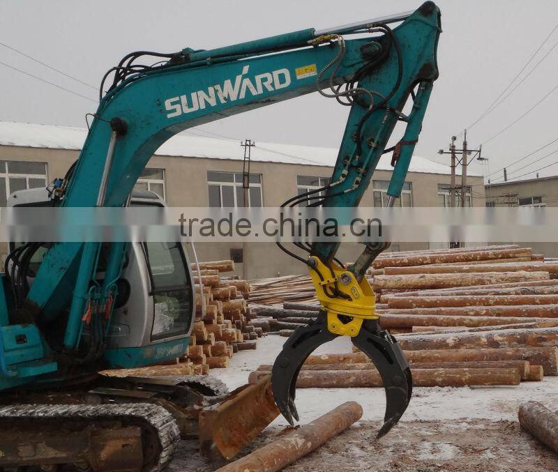 Rotating Log Bucket Grapple for Doosan CAT Excavator