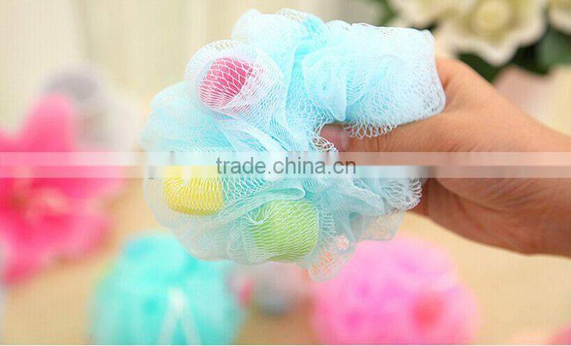 Good-qulaity Hot Sale Colorful Bath Ball with sponge For Bathroom