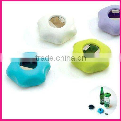 fashion soft pvc football bottle opener