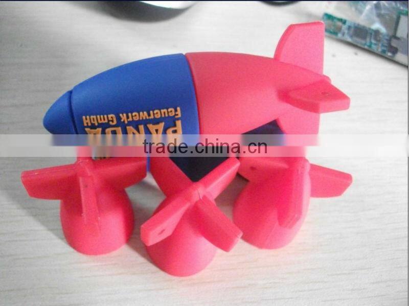 High Quality Cartoon USB Flash Drive with USB 2.0 PVC 128mb to 64GB Special USB Flash Disk