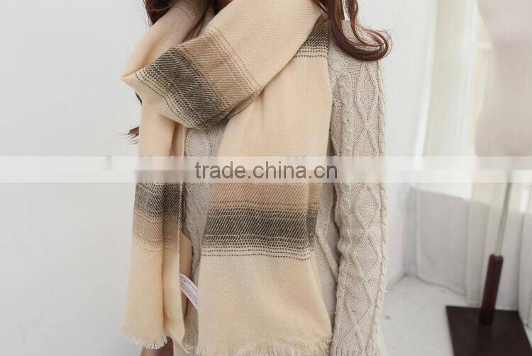 New Arrvial Long Striped Fashion Woman Winter Wool Neck Warmer