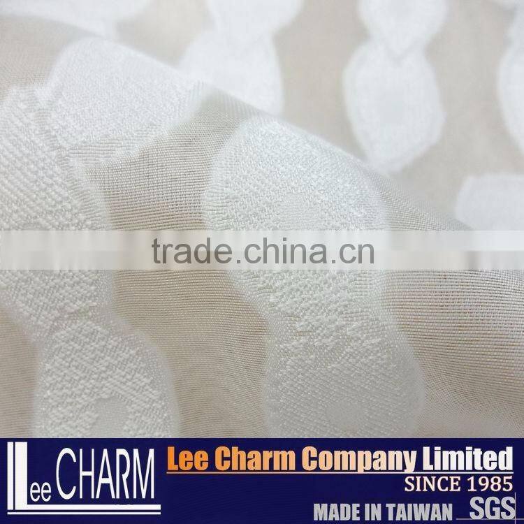 Polyester Nylon Waves Pattern Jacquard Fabric