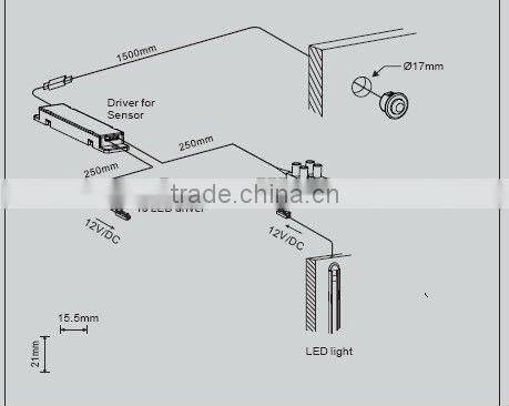 led IR sensor switch(human body )
