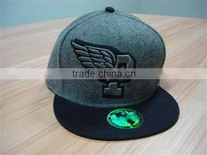 wholesale 6 panel embroidery caps plain snapback hats wash denim snapback caps