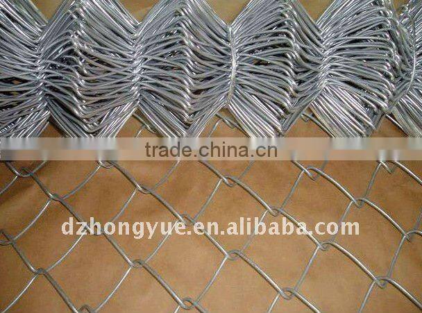 pvc coated diamond shape wire mesh fence