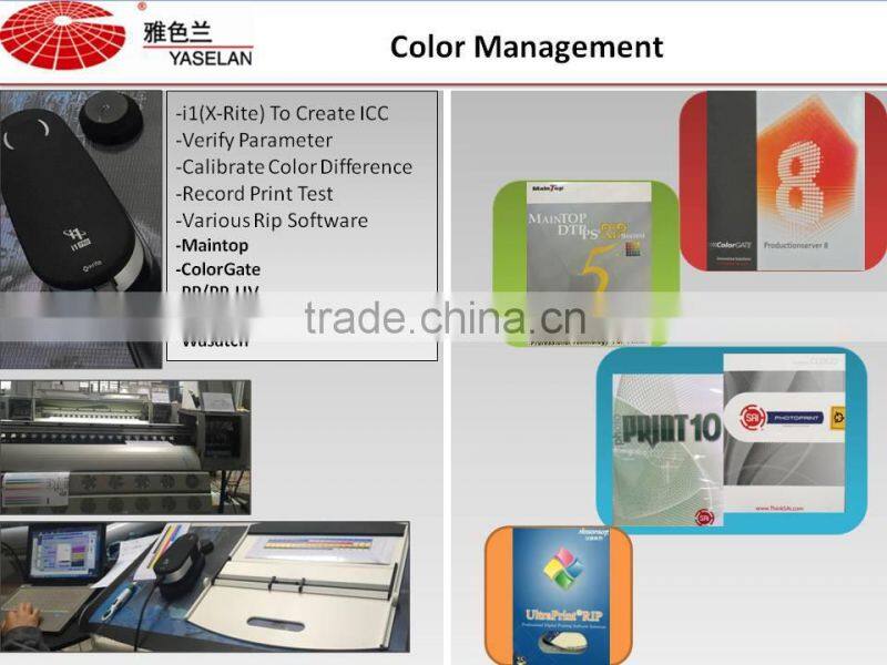 Yaselan factory manufacture 3.2m EP DX5 Eco Solvent Printer