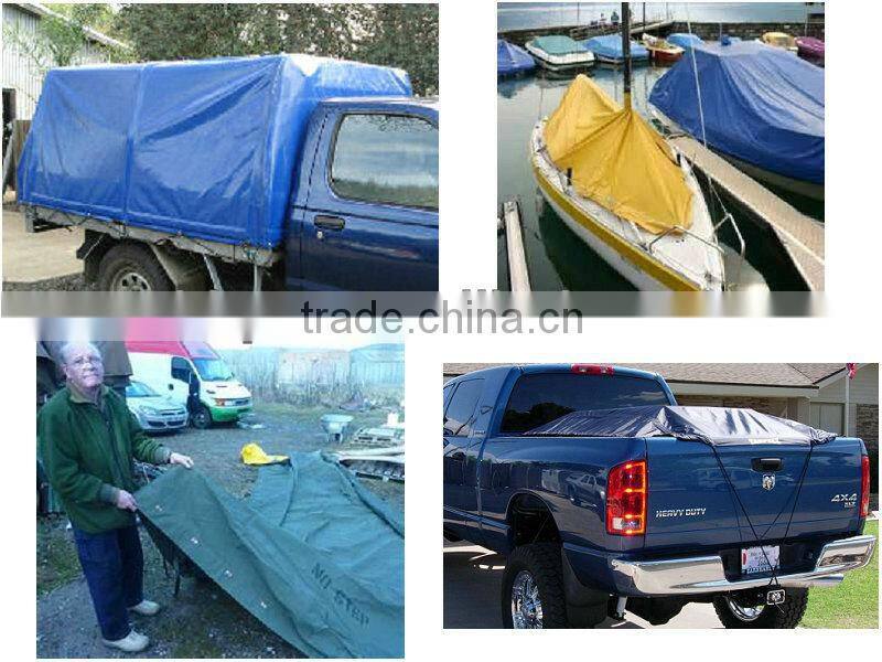 Rot-resistant brass eyelets PVC Tarpaulin for Truck and Boat Covers