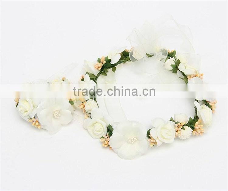 DSFG001C Hot Diy flower crown garland Children's hair accessory Head band/ hair band
