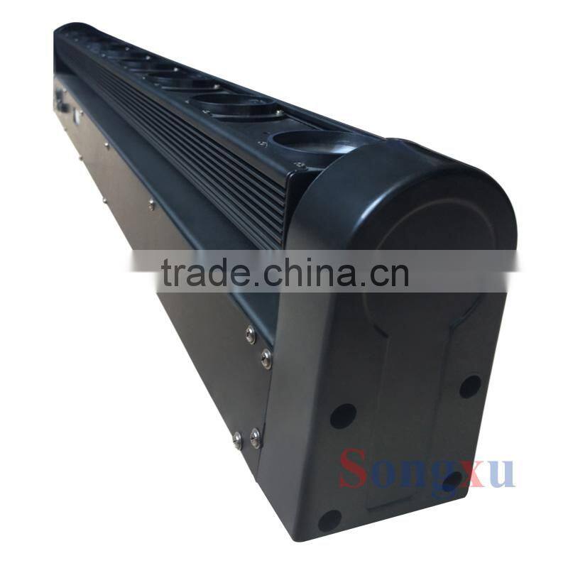 8 x 10w moving bar head lighting professional white beam stage led lights for disco party