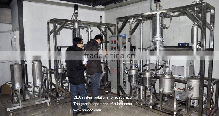 Lab thin film evaporator for the algae biodiesel BML-10