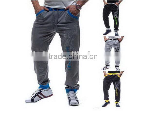 2015 new arrival casual trousers with side pockets