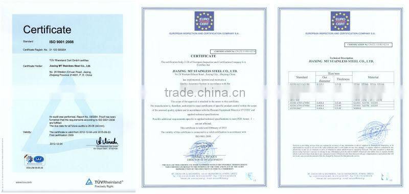 TP321 Stainless Steel Tube for Heat Exchanger