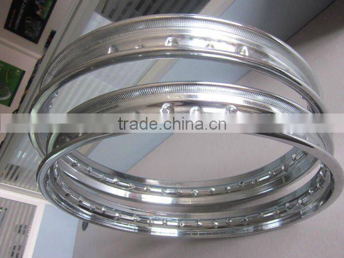 WM 1.60X17 inch 40 spoke motorcycle stainless steel rim
