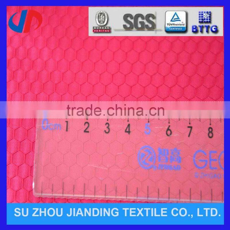 Professional Cheap Polyester Honeycomb Rib-stop Oxford Fabric For Backpack/Outdoor Bags