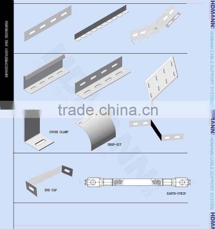 Floor perforated cable trunking
