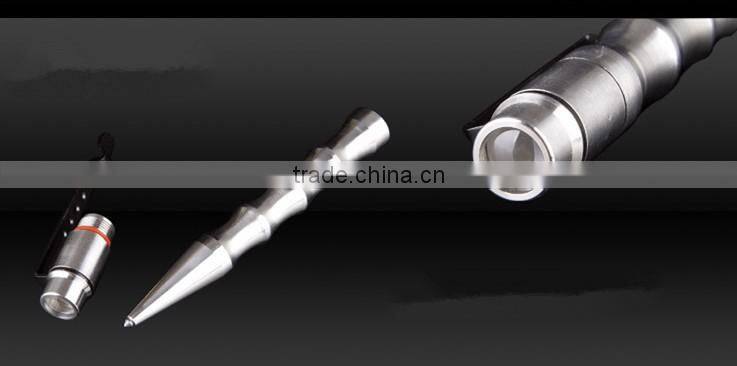 LED tactical pen , novelty windows broken tool as gift pen