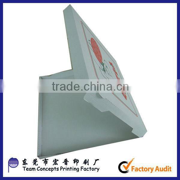 Customized take out pizza box