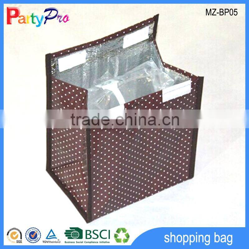 Hot Sale Promotional 70gsm PP Non Woven After Lamination + 2mm Epe Fiol Bag Shopping Bag