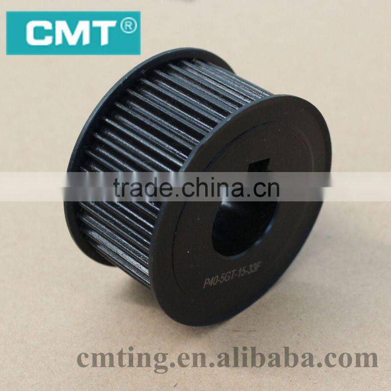 custom aluminum timing belt pulley and gears for machine motor