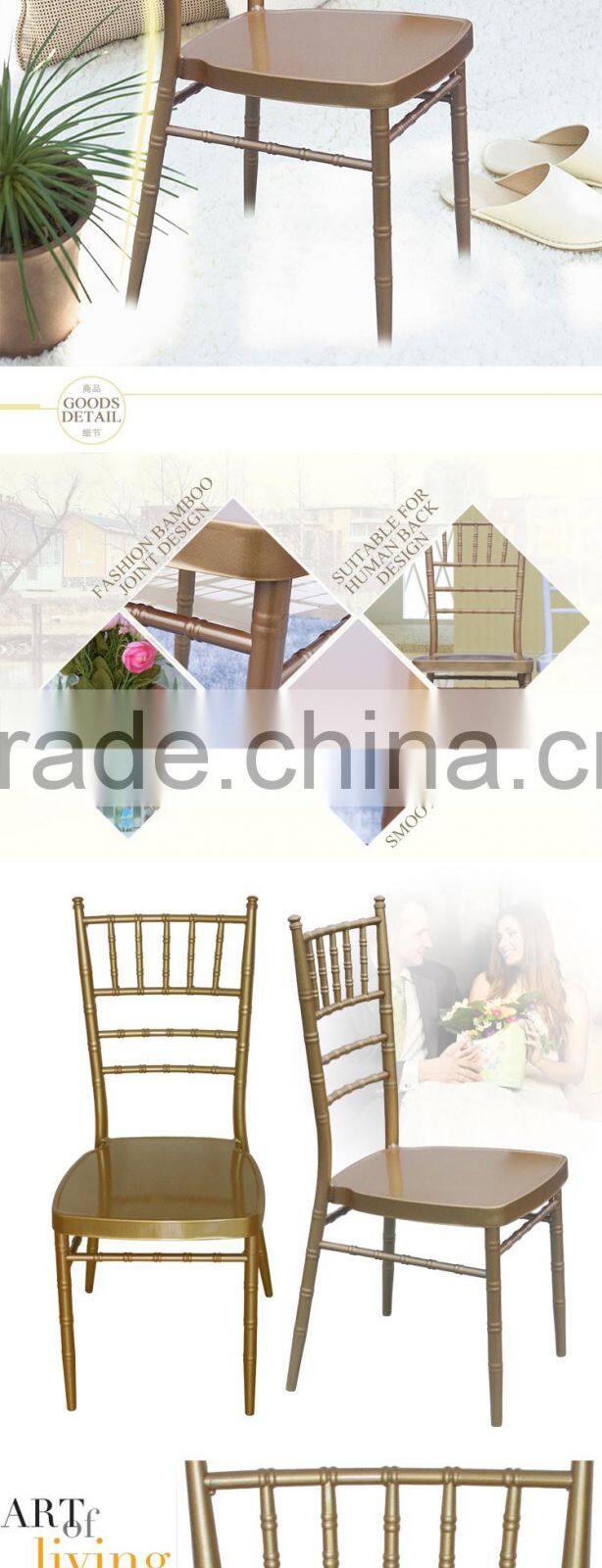 foshan gold and white chivari tiffany wedding chair