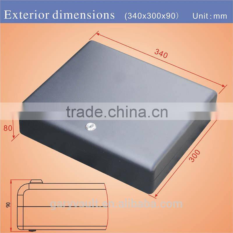 MK 550 microvault key lock car gun pistol steel portablel storage safe box (Ipad box),A4 file box