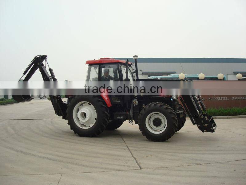 front loader and backhoe for 55hp 4WD tractors John Deere 554