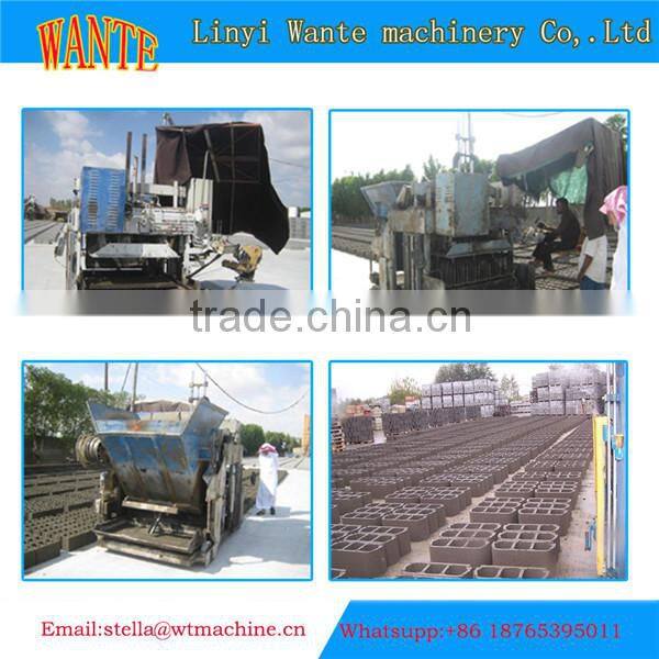 WT10-15 automatic curbstone machine mobile brick machine
