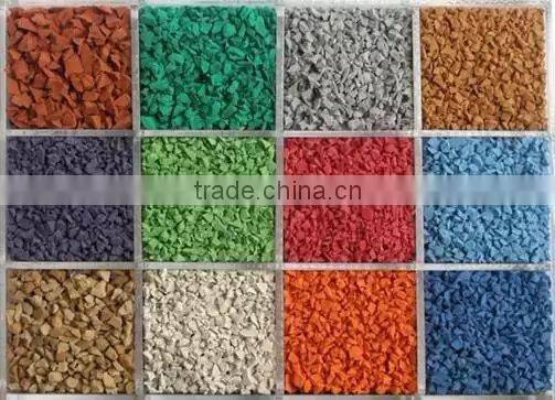 Aging resistance colorful rubber sport floor/ EPDM playground rubber floor mat