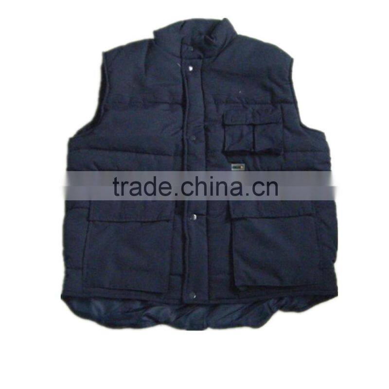 Cheap Mens Winter Padded Waterproof Work vest the factory in China