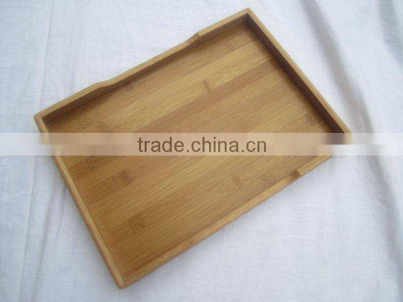 bamboo food cutlery tray for kitchen cooking tools