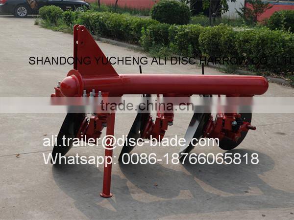 Tractor mounted 3 discs agricultural Tubular Disc Plough