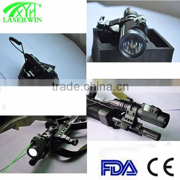1000 lumen high powerful led flashlight military green laser sight for long rifle