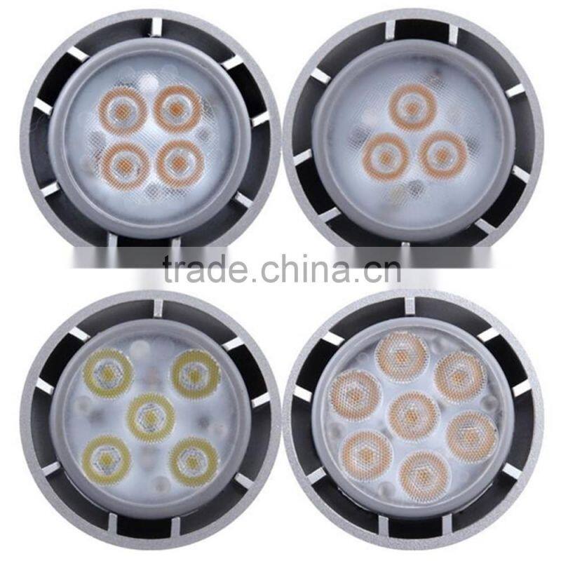 Chinese spotlight New design silver 5w mr16 high power led spot light 3w 4w 7w ac dc 12v indoor restaurant