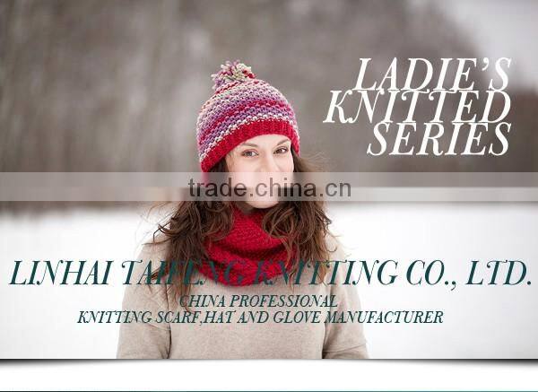 Baby high quality cute knit beret hat and glove set Test