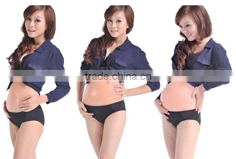 high quality silicone-artificial-belly-fake-pregnant-belly for cross-dresser