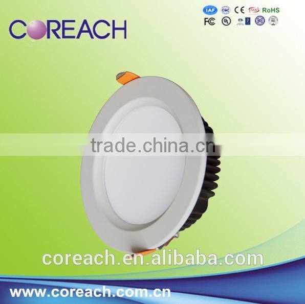 Shen zhen fatory dimmable COB LED recessed ceiling light 5w waterproof white housing down light