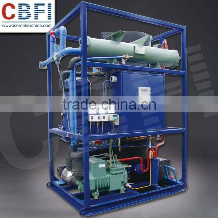 Iran 20 tons client cases Tube Ice Maker Machine ice plant operate