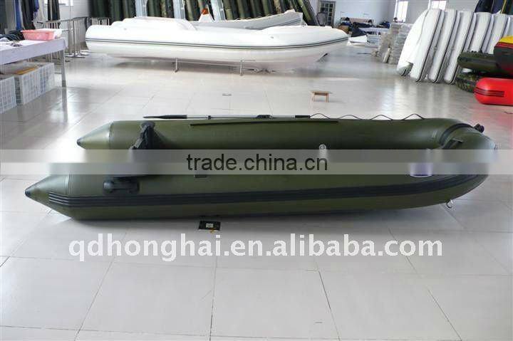 CE 4.3m inflatable boat with outboard motor for sale