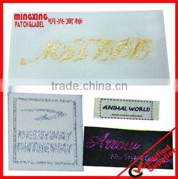 custom polyester woven label