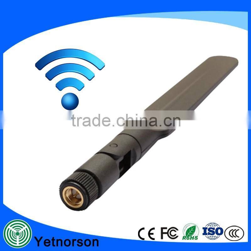 High gain 5dbi 2.4ghz wifi antenna with SMA male connector